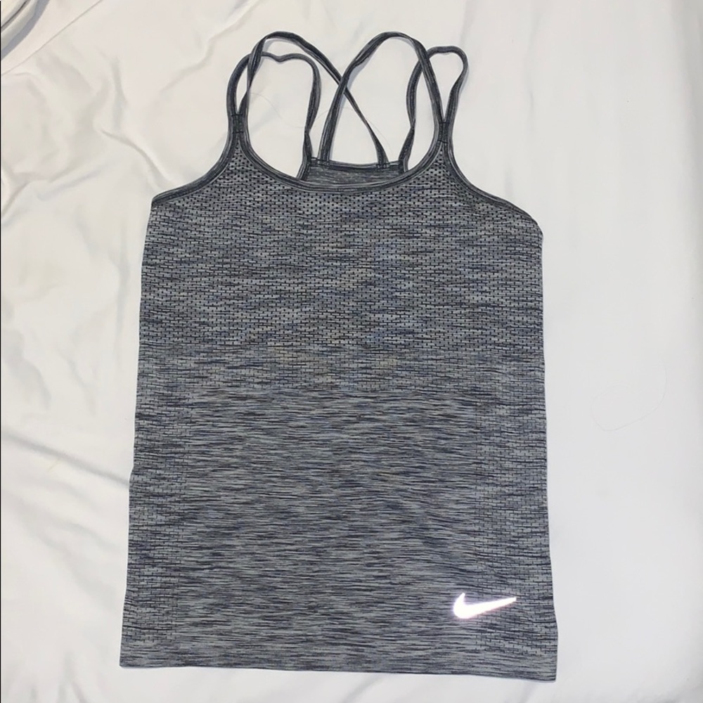 NWOT NIKE DRI FIT GREY TANK TOP